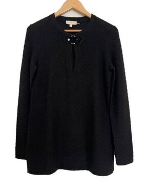 Tory Burch Wool Alpaca Keyhole Sweater